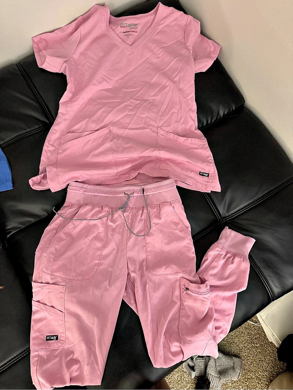 Grey's Anatomy by Barco Grey's Anatomy Spandex Stretch Scrub Set Spandex Stretch